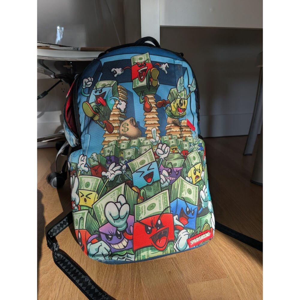 Sprayground - "Money Boys" Cartoon Graphic Print Backpack